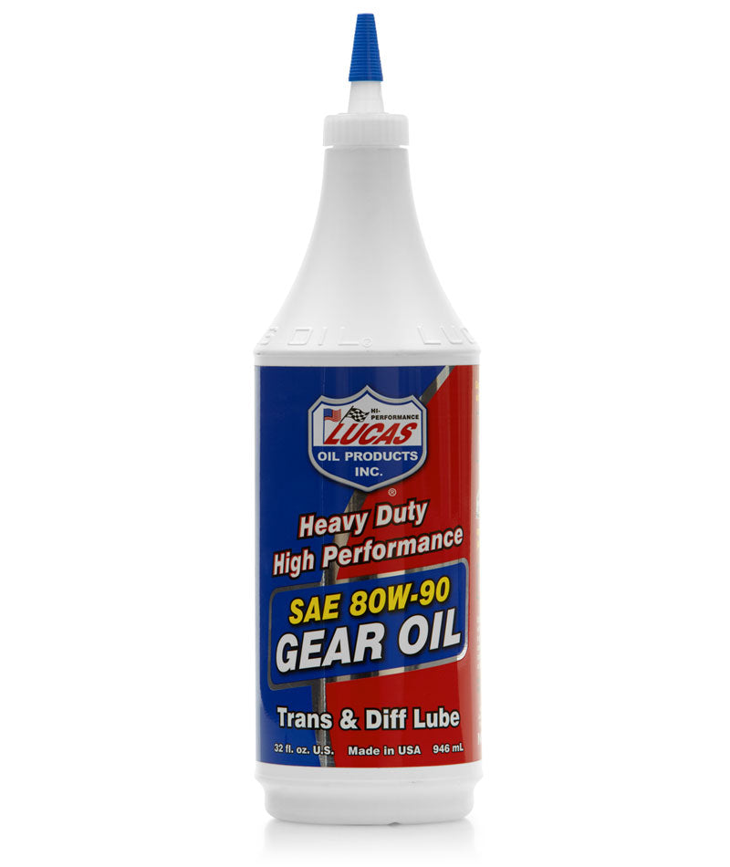 Lucas Heavy Duty 80W-90 Gear Oil, 32 Oz