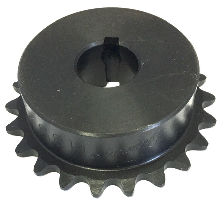 H3522X34 22-Tooth, 35 Standard Roller Chain Finished Bore Sprocket (3/8" Pitch, 3/4" Bore) - Froedge Machine & Supply Co., Inc.
