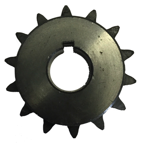 H4014X34 14-Tooth, 40 Standard Roller Chain Finished Bore Sprocket (1/2" Pitch, 3/4" Bore) - Froedge Machine & Supply Co., Inc.
