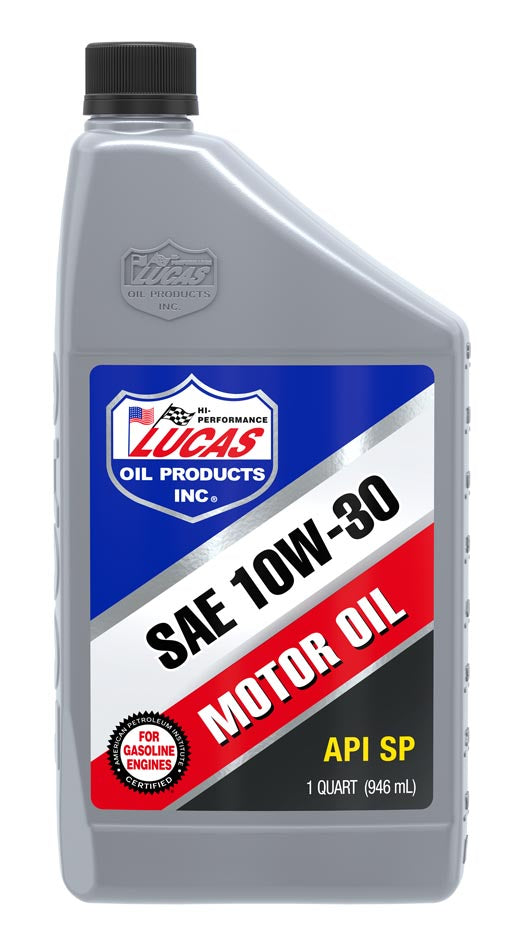 Lucas 10W-30 Petroleum Motor Oils, Qt