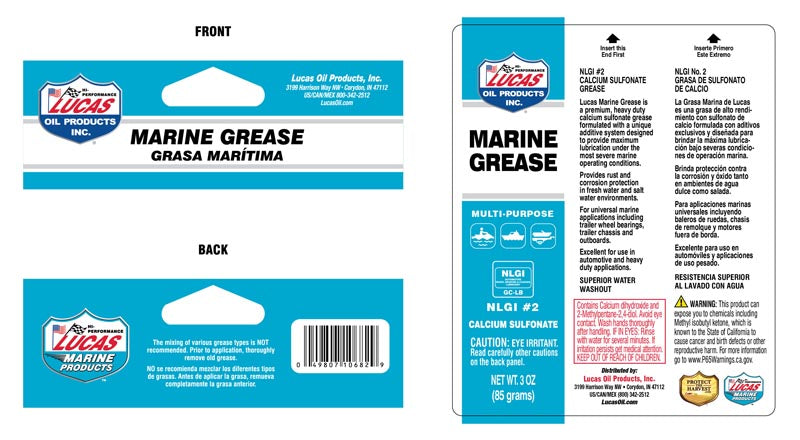 Lucas Marine Grease, 3 Oz.
Package of 3