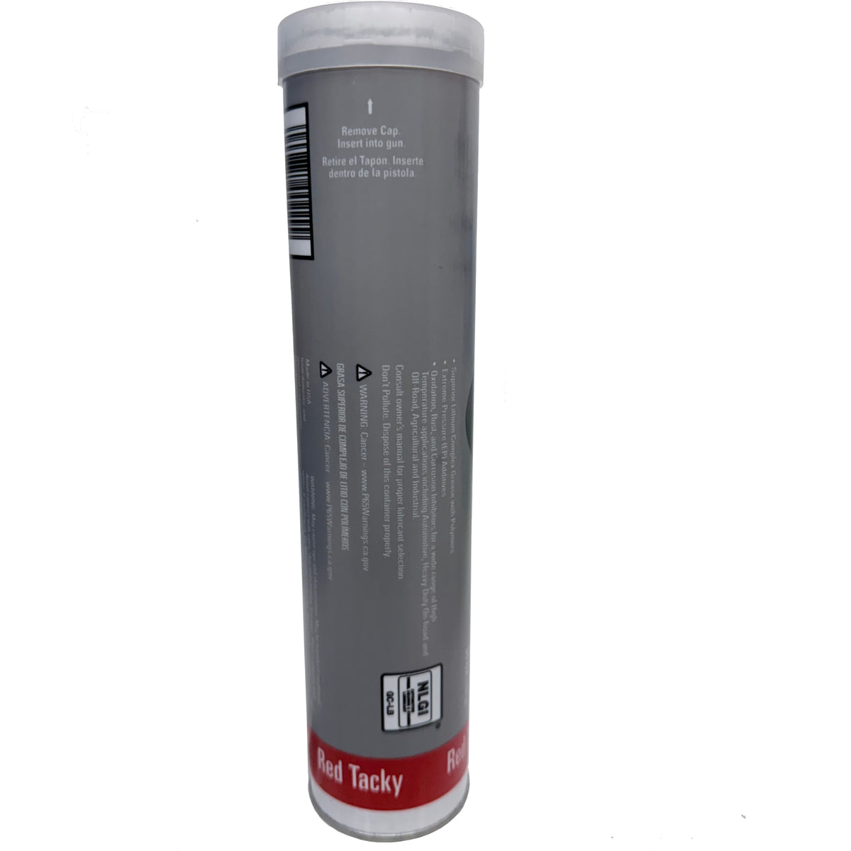 Mystik LithoPlex Red Tacky #2 Grease, 14 oz tube (397 g) - Froedge Machine & Supply Co., Inc.