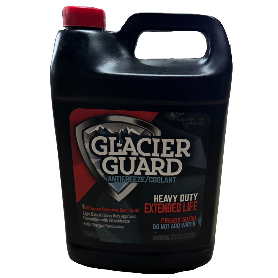 Glacier Guard Antifreeze / Coolant Heavy Duty 1 Gallon 50/50 Red