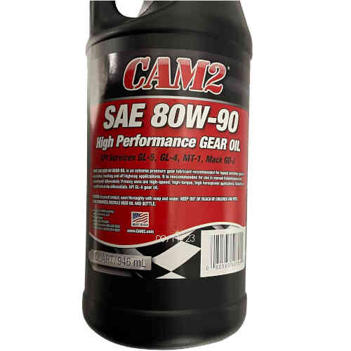 CAM2 SAE 80W-90 High Performance Gear Oil