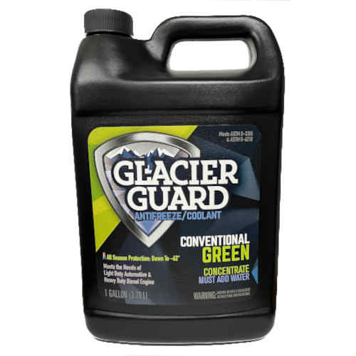 Glacier Guard Antifreeze/Coolant Conventional Green Full Strength 1 Gallon