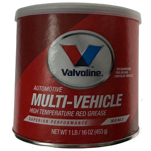 Valvoline Multi-Vehicle HT Red Grease, 1 LB