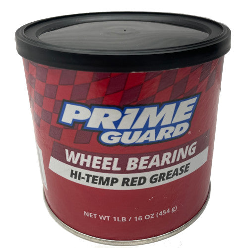 Prime Guard Wheel Bearing Hi-Temp Red Grease, Net 1LB / 16 OZ (454 g)