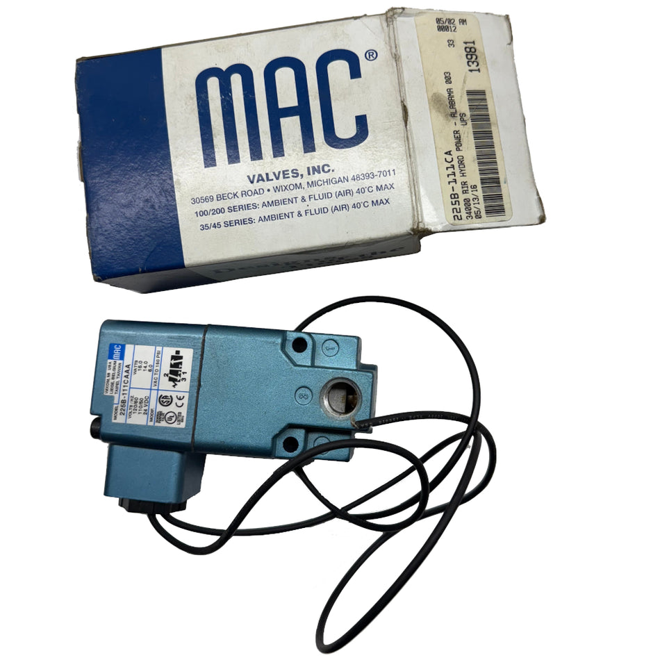 MAC 225B-111CA Solenoid Valve