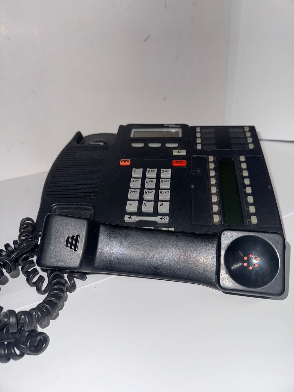 Avaya T7316E, Nortel Networks T7316E, etc. Corporate Telephones. (Charcoal, Used)