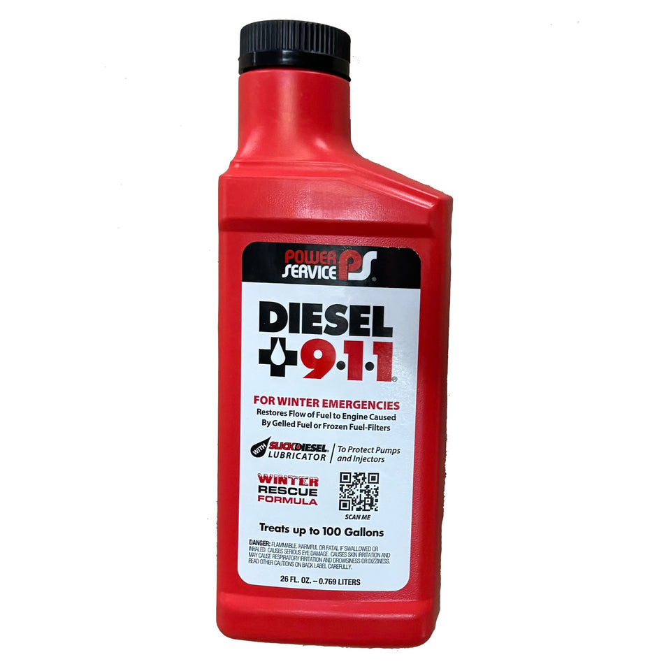 Diesel Fuel Additive 911 26 oz. Treats up to 100 Gallons.