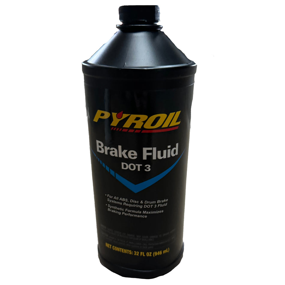 Pyroil Brake Fluid Dot 3, 1 Quart