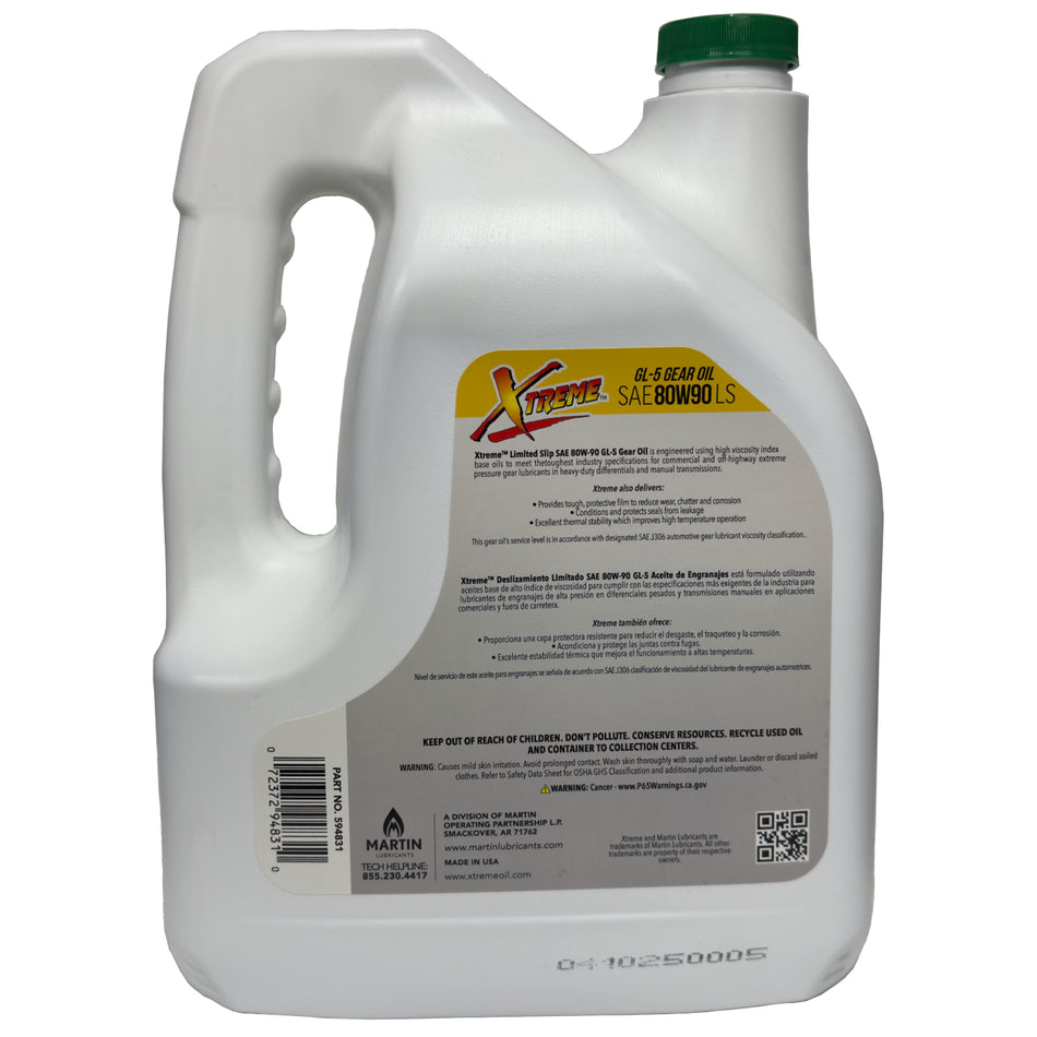 Xtreme 80W-90 High Performance Gear Oil, 1 Gal.
