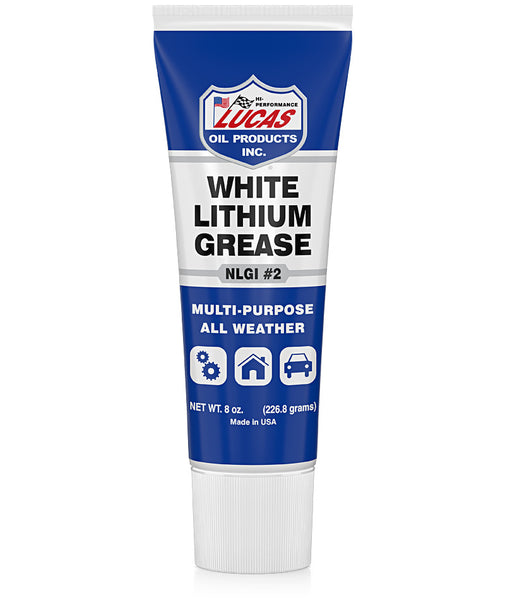 Lucas Oil White Lithium Grease, 8 oz tube (226.8 g)