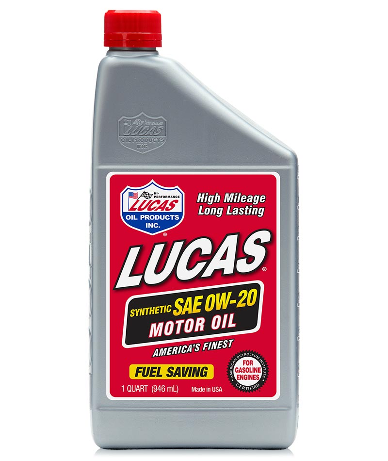 Lucas Synthethic 0W-20 Motor Oil, 1 Qt