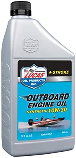 Lucas Syn 10W30 Outboard Engine Oil, 1 Qt