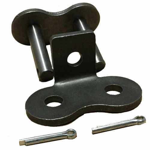 #120 Standard Roller Chain Connecting Link w/ K1 Attachment (1 1/2" Pitch) - Froedge Machine & Supply Co., Inc.