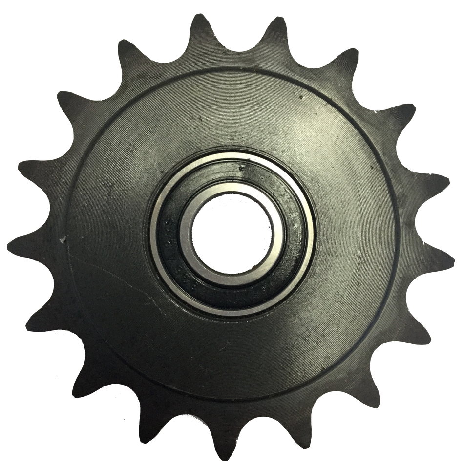 16B345 17-Tooth, 50 Standard Roller Chain Idler Sprocket (5/8" Bore) - Froedge Machine & Supply Co., Inc.