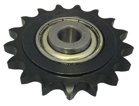 20401708 17-Tooth, 40 Standard Roller Chain Idler Sprocket (1/2" Bore) - Froedge Machine & Supply Co., Inc.