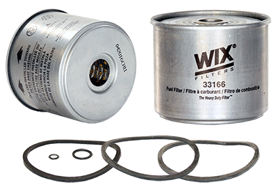 WIX 33166 Cartridge Fuel Metal Canister Filter, Pack of 1