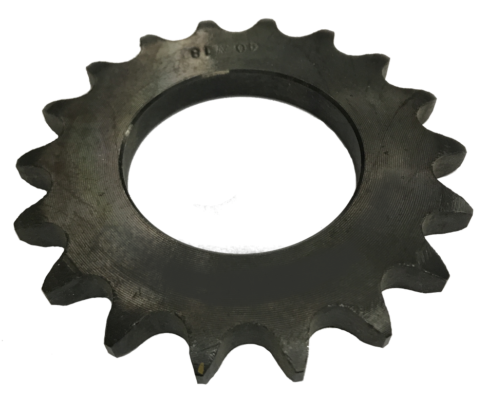 4018W 18-Tooth, 40 Standard Roller Chain W-Series Hub Sprocket (1/2" Pitch) - Froedge Machine & Supply Co., Inc.