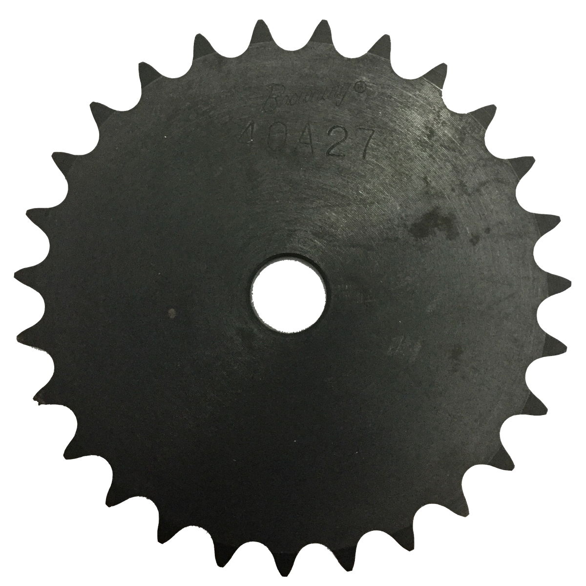 40A27 27-Tooth, 40 Standard Roller Chain Type A Sprocket (1/2" Pitch) - Froedge Machine & Supply Co., Inc.