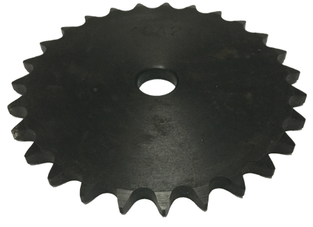 40A27 27-Tooth, 40 Standard Roller Chain Type A Sprocket (1/2" Pitch) - Froedge Machine & Supply Co., Inc.