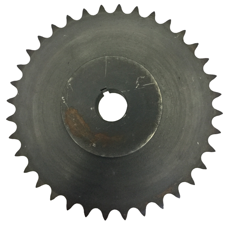 6036X114 36-Tooth, 60 Standard Roller Chain X-Series Sprocket (3/4" Pitch, 1 1/4" Bore) - Froedge Machine & Supply Co., Inc.