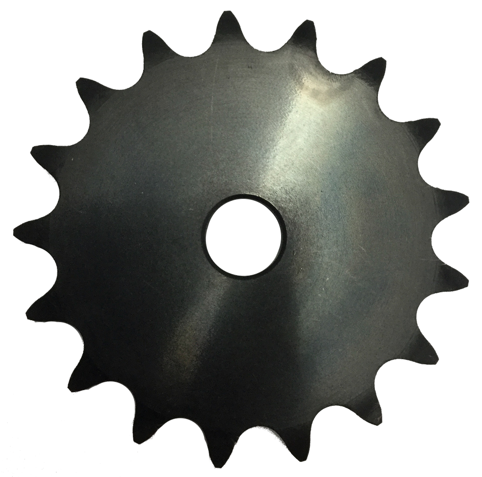 40A17 17-Tooth, 40 Standard Roller Chain Type A Sprocket (1/2" Pitch) - Froedge Machine & Supply Co., Inc.