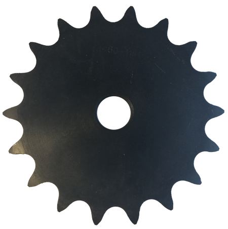 60A18 18-Tooth, 60 Standard Roller Chain Type A Sprocket (3/4" Pitch) - Froedge Machine & Supply Co., Inc.