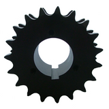 DS60P19 19-Tooth, 60 Standard Roller Chain Split Taper Double Single Sprocket (3/4" Pitch) - Froedge Machine & Supply Co., Inc.