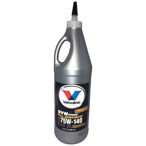 Valvoline 75W140 Synthetic Gear Oil, 1 Qt