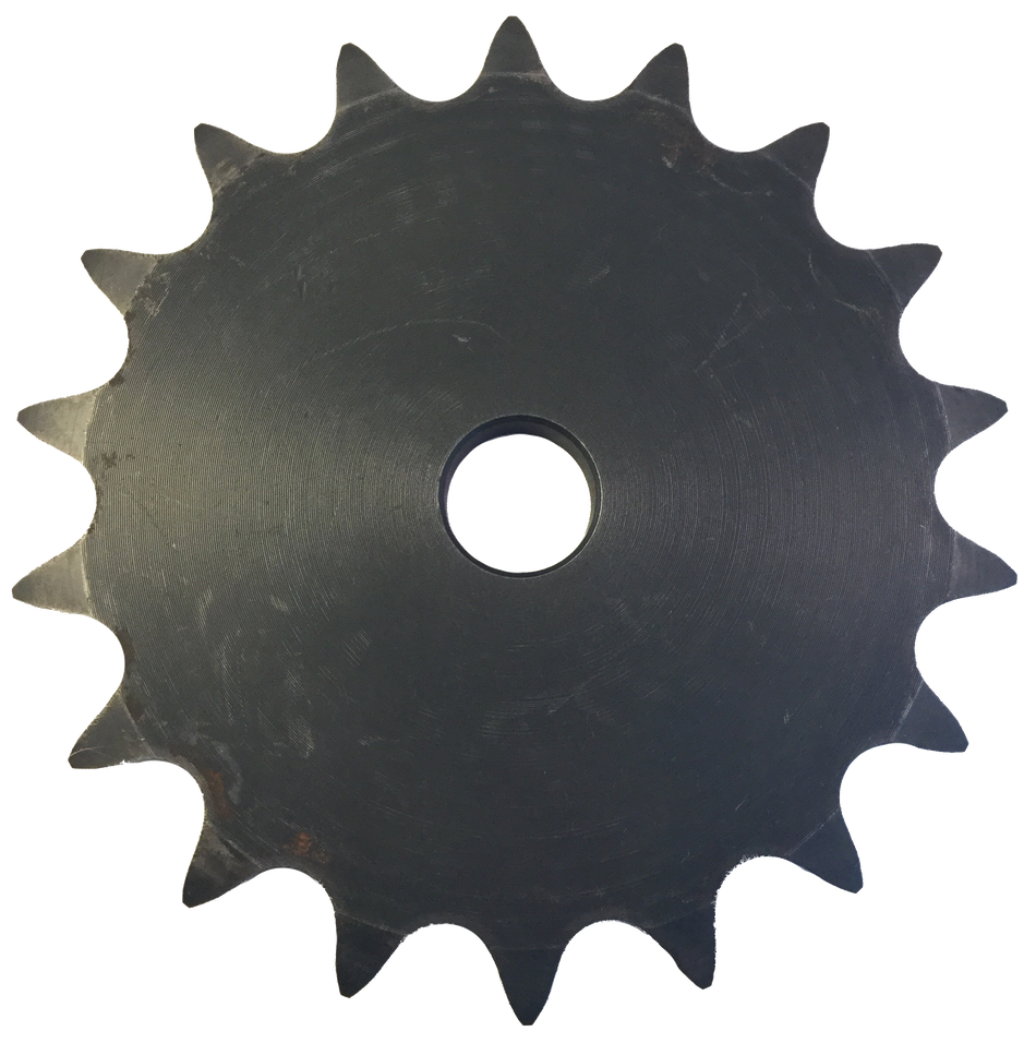 80A18 18-Tooth, 80 Standard Roller Chain Type A Sprocket (1" Pitch) - Froedge Machine & Supply Co., Inc.