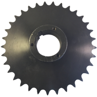 80Q33 33-Tooth, 80 Standard Roller Chain Split Taper Sprocket (1" Pitch) - Froedge Machine & Supply Co., Inc.