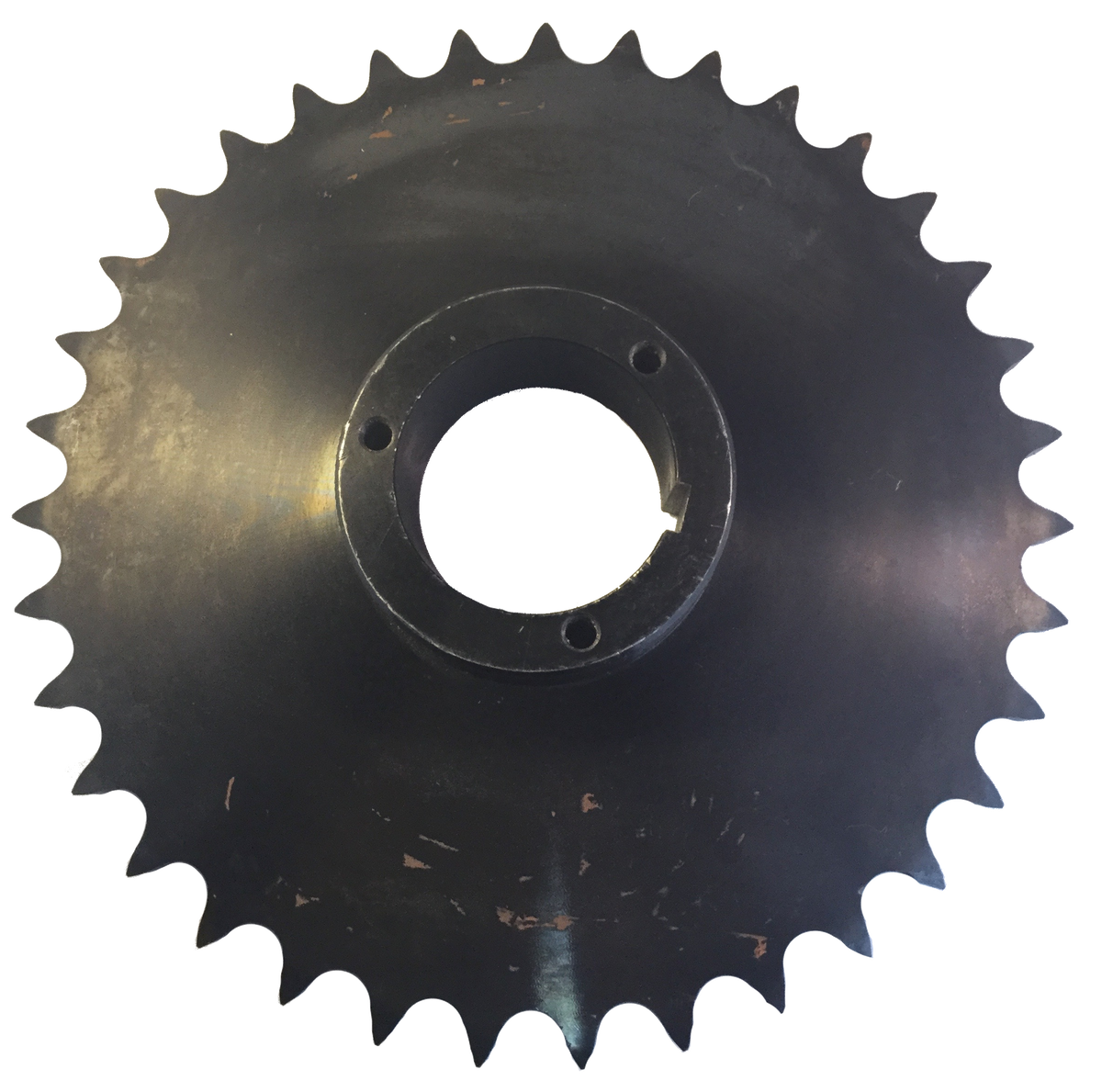 80Q35 35-Tooth, 80 Standard Roller Chain Split Taper Sprocket (1" Pitch) - Froedge Machine & Supply Co., Inc.