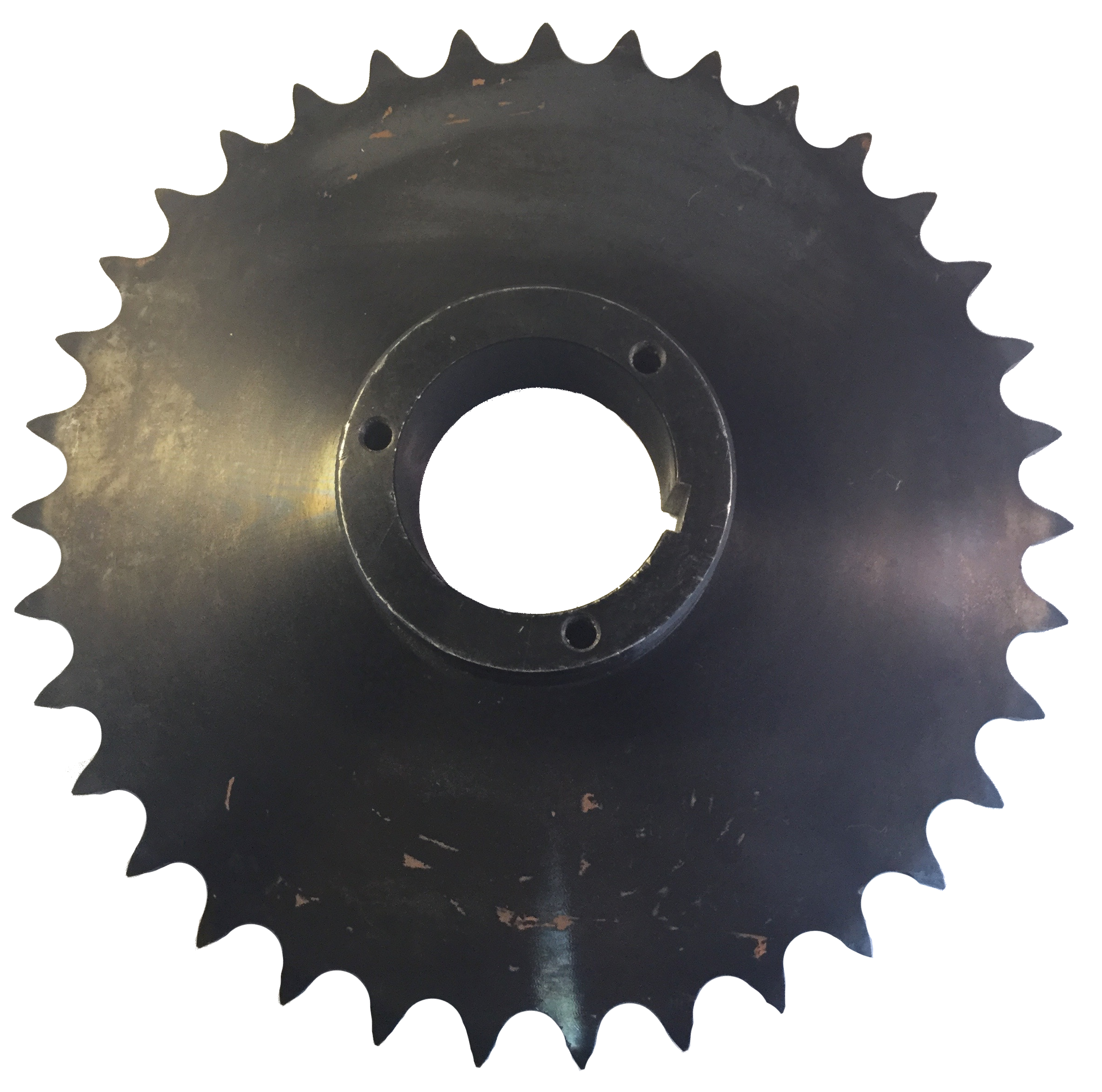 80Q35 35-Tooth, 80 Standard Roller Chain Split Taper Sprocket (1" Pitch) - Froedge Machine & Supply Co., Inc.