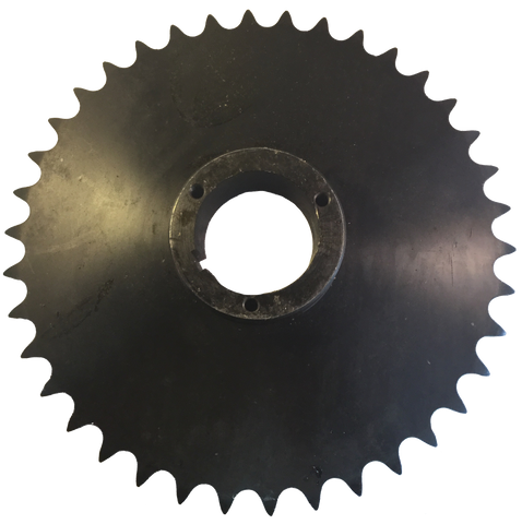 H60Q38 38-Tooth, 60 Standard Roller Chain Split Taper Sprocket (3/4" Pitch) - Froedge Machine & Supply Co., Inc.