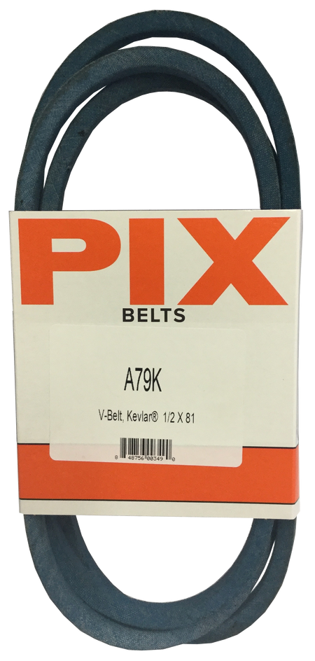 A79K Kevlar Blue V-Belt (1/2" X 81") - Froedge Machine & Supply Co., Inc.