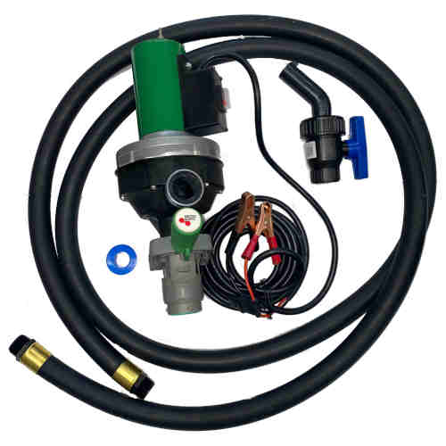 CT6  13 GMP 12V Corrosion Resistant Chemical Pump W/ Micromatic Coupler Hose & Valve Assembly