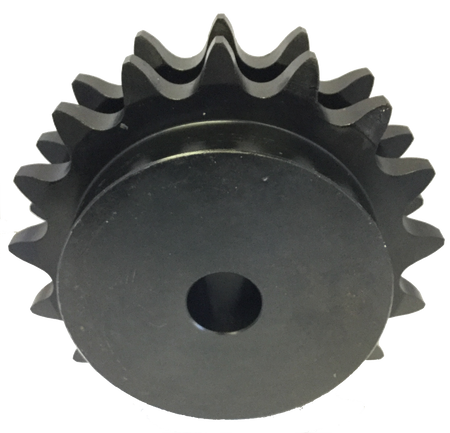 D100B17 17-Tooth, 100 Standard Roller Chain Type B Double Sprocket (1 1/4" Pitch) - Froedge Machine & Supply Co., Inc.