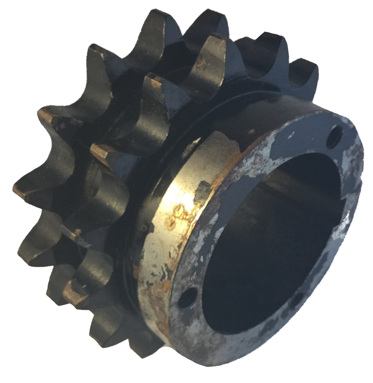 D80Q15 15-Tooth, 80 Standard Roller Chain Split Taper Double Sprocket (1" Pitch) - Froedge Machine & Supply Co., Inc.