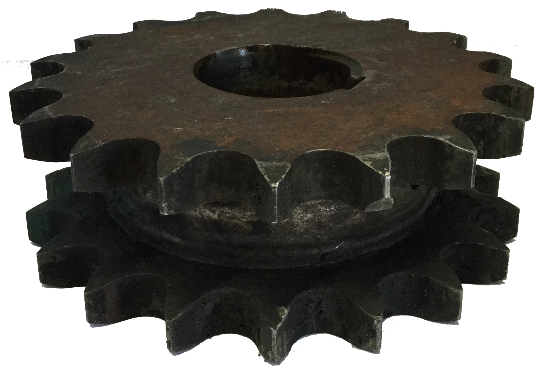 D80Q18 18-Tooth, 80 Standard Roller Chain Split Taper Double Sprocket (1" Pitch) - Froedge Machine & Supply Co., Inc.