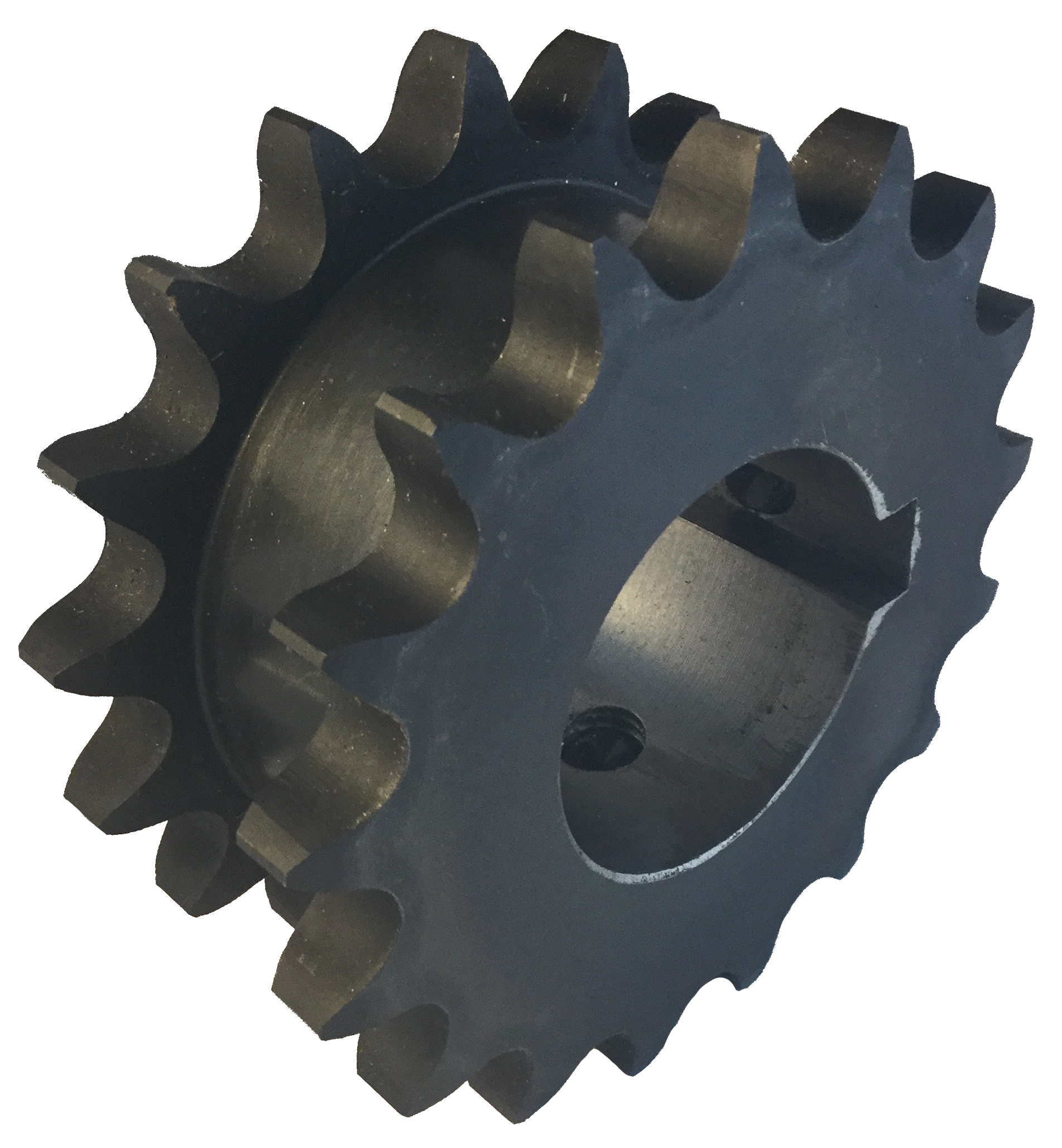 DS50A17 17-Tooth, 50 Standard Roller Chain Type A Double Single Sprocket (5/8" Pitch) - Froedge Machine & Supply Co., Inc.