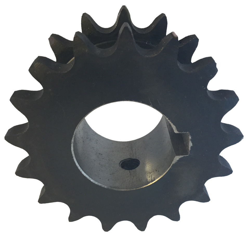 DS50A17 17-Tooth, 50 Standard Roller Chain Type A Double Single Sprocket (5/8" Pitch) - Froedge Machine & Supply Co., Inc.