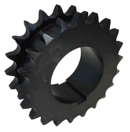 DS60Q21 21-Tooth, 60 Standard Roller Chain Split Taper Double Single Sprocket (3/4" Pitch)
