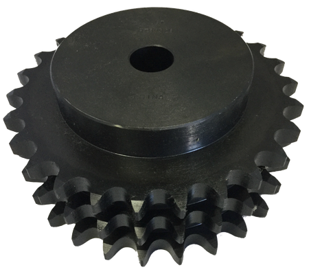 E60B26 26-Tooth, 60 Standard Roller Chain Type B Triple Sprocket (3/4" Pitch) - Froedge Machine & Supply Co., Inc.