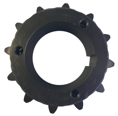 H100Q12 12-Tooth, 100 Standard Roller Chain Split Taper Sprocket (1 1/4" Pitch) - Froedge Machine & Supply Co., Inc.