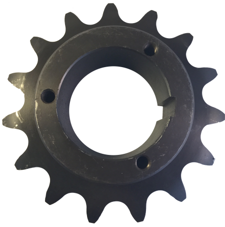 H100Q15 15-Tooth, 100 Standard Roller Chain Split Taper Sprocket (1 1/4" Pitch) - Froedge Machine & Supply Co., Inc.