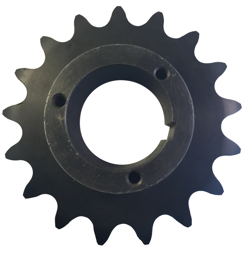 H100Q17 17-Tooth, 100 Standard Roller Chain Split Taper Sprocket (1 1/4" Pitch) - Froedge Machine & Supply Co., Inc.