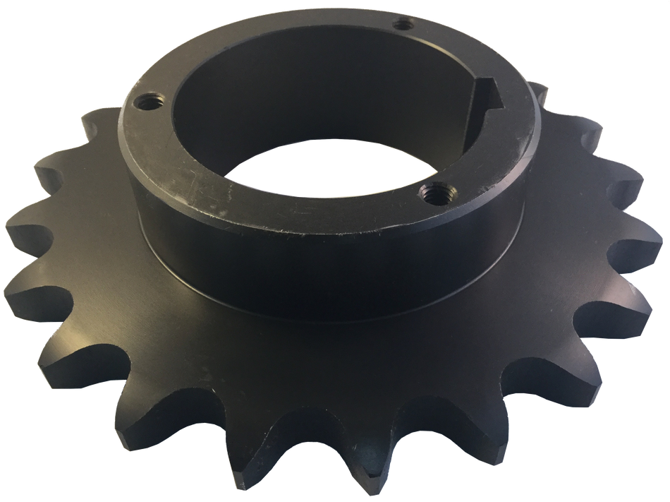 H100R21 21-Tooth, 100 Standard Roller Chain Split Taper Sprocket (1 1/4" Pitch) - Froedge Machine & Supply Co., Inc.