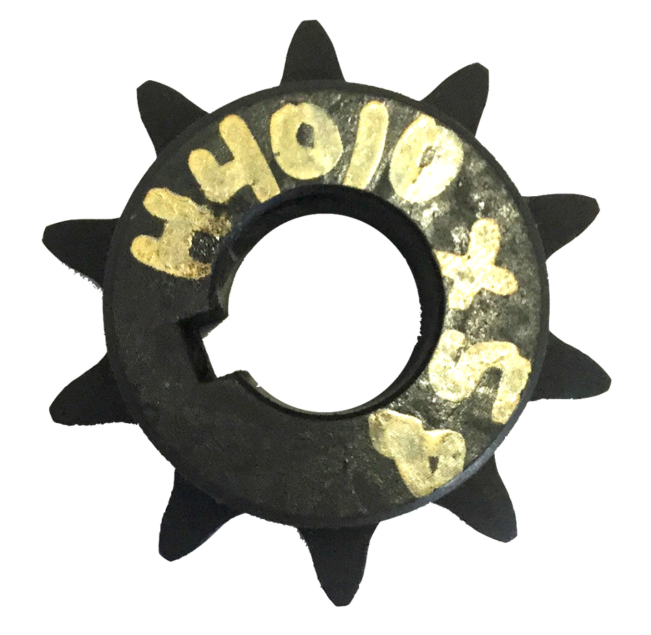 H4010X58 10-Tooth, 40 Standard Roller Chain Finished Bore Sprocket (1/2" Pitch, 5/8" Bore) - Froedge Machine & Supply Co., Inc.